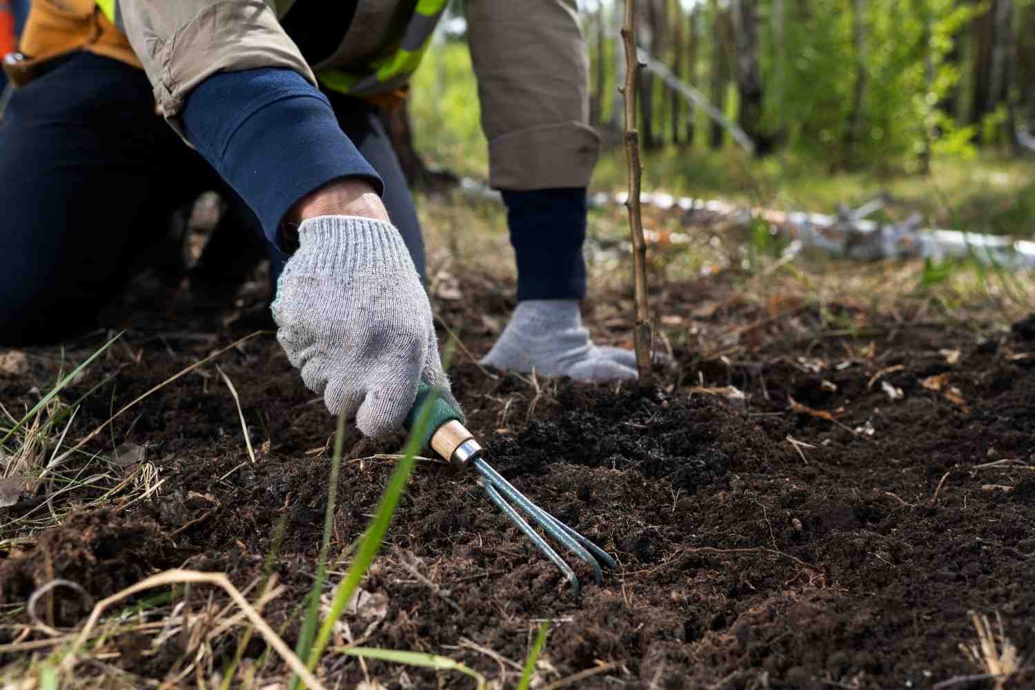 Mulching and soil care
