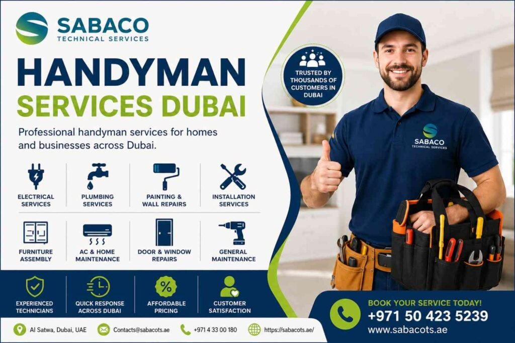 Handyman Services Dubai – Reliable Home Maintenance by Sabacots