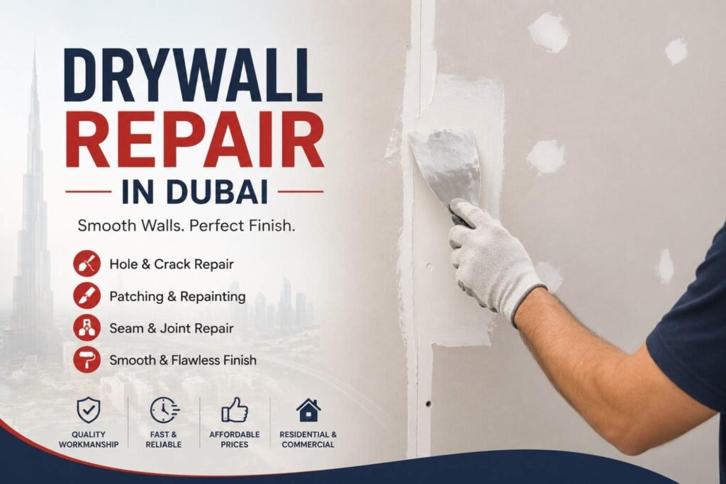 Drywall repair in duubai